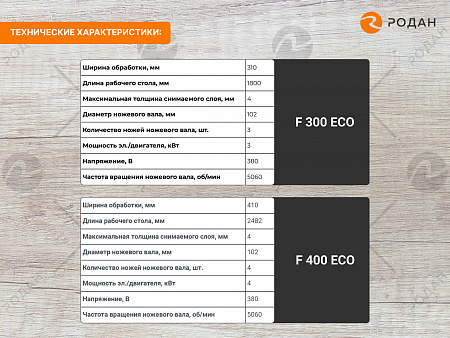Фуговальный станок WoodTec F 300 ECO  