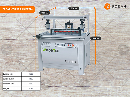Cтанок cверлильно-присадочный WoodTec 21 PRO