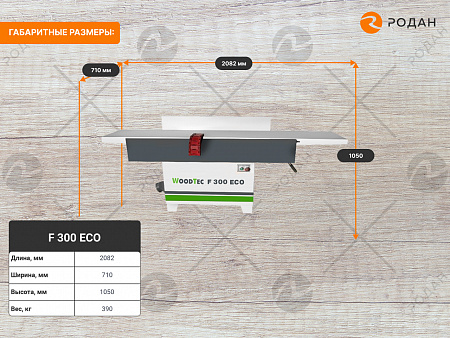 Фуговальный станок WoodTec F 300 ECO  