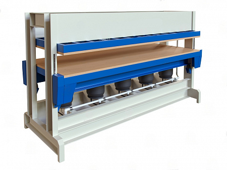 Холодный пневматический пресс Korst PP-3012 для склеивания и облицовки заготовок