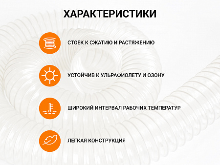 Воздуховод гибкий армированный Poli 180 (6м)
