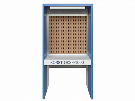Малогабаритная сухая покрасочная камера Корст OKSF-1000 со столом