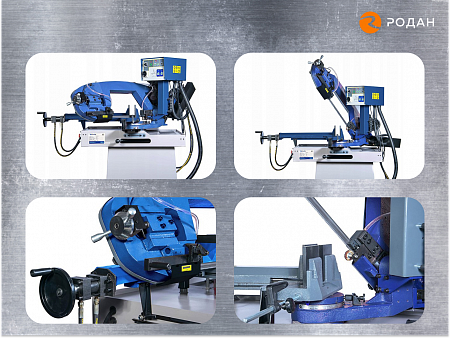 Полуавтоматический ленточнопильный станок для резки металла MetalTec BS 250 SA