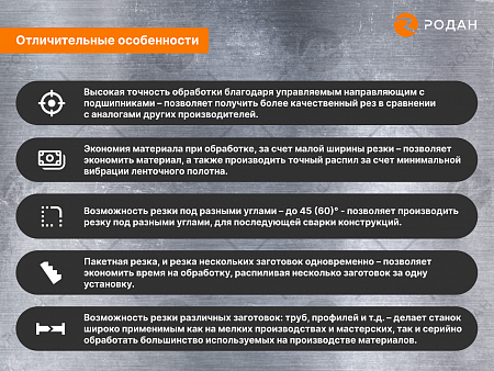 Ручной ленточнопильный станок для резки металла MetalTec BS 100 FM